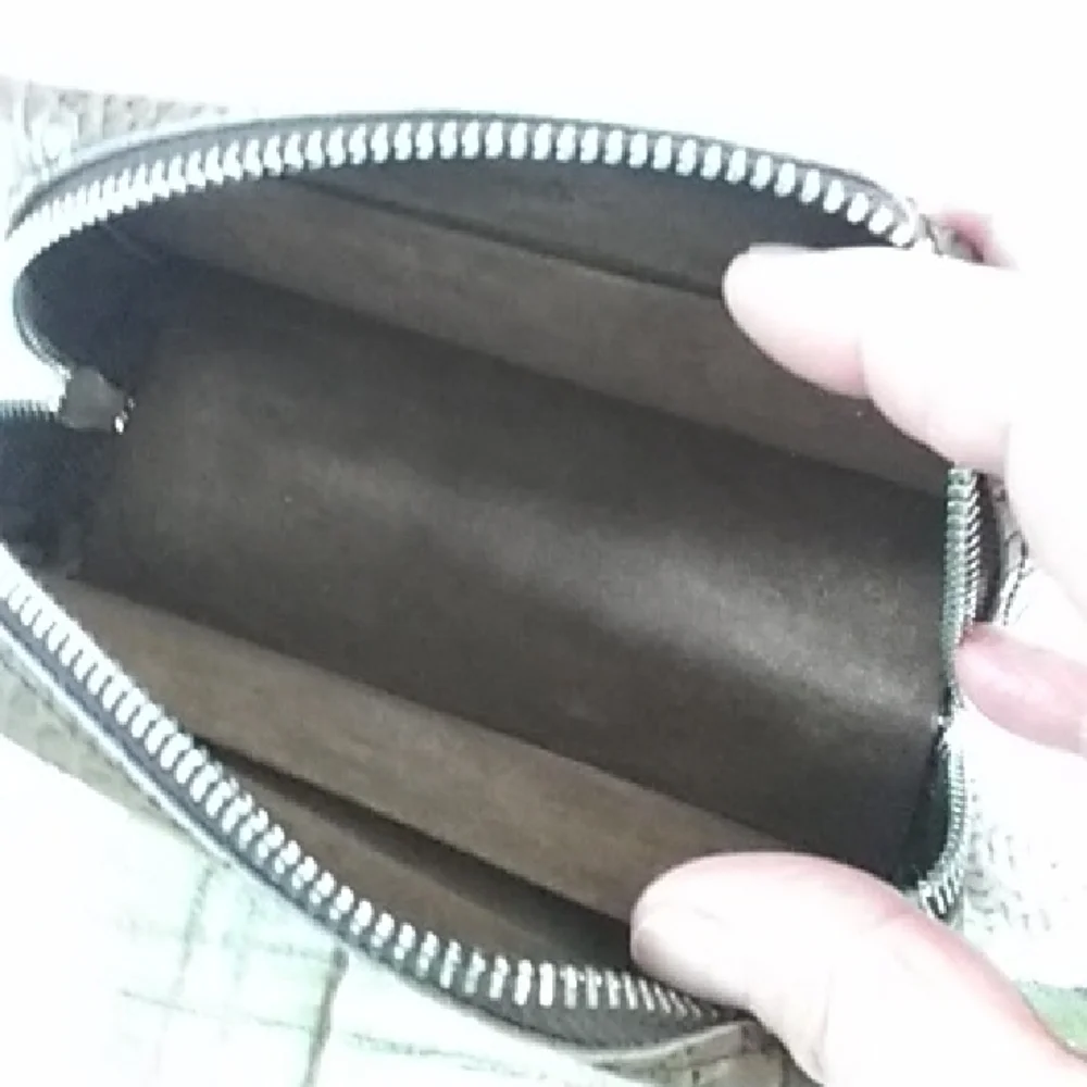 Michael Kors Brown Embossed Pouch